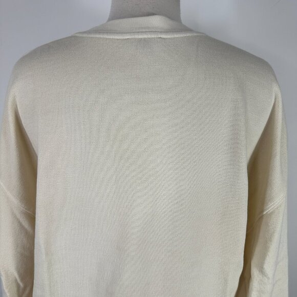 Rails Erin Henley Lightweight Sweatshirt In Putty Ecru Size S - Picture 11 of 12